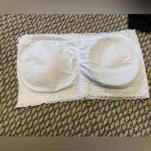 White Lace Bandeau Bra